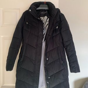 Calvin Klein women's performance long puffer coat size small